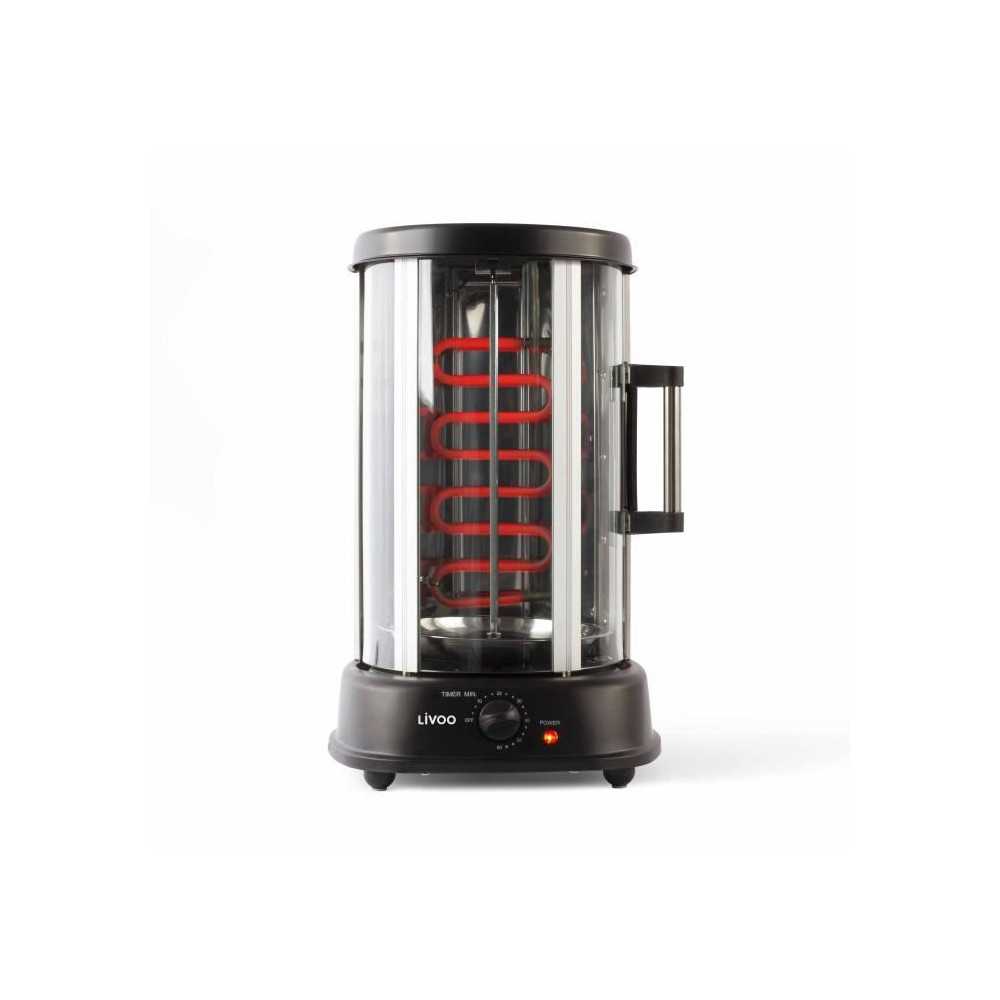 Grill vertical - LIVOO - DOM323 - 1500W - Jusqu'a 2,5 Kg - 1 broche ce Grill vertical - LIVOO - DOM323 - 1500W - Jusqu'a 2,5 Kg - 1 broche ce
