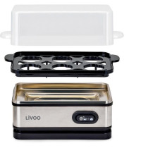 Cuiseur a oeufs - LIVOO - DOC290 - 400W - 6 oeufs - Acier inoxydable -