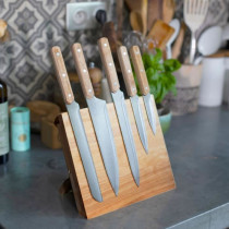Set de 5 couteaux - LIVOO - MEC136 - 20 a 32,5 cm - Lame acier inoxyda