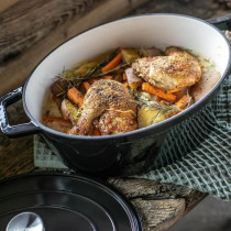 Cocotte ovale - Livoo - MEP129N - Noir