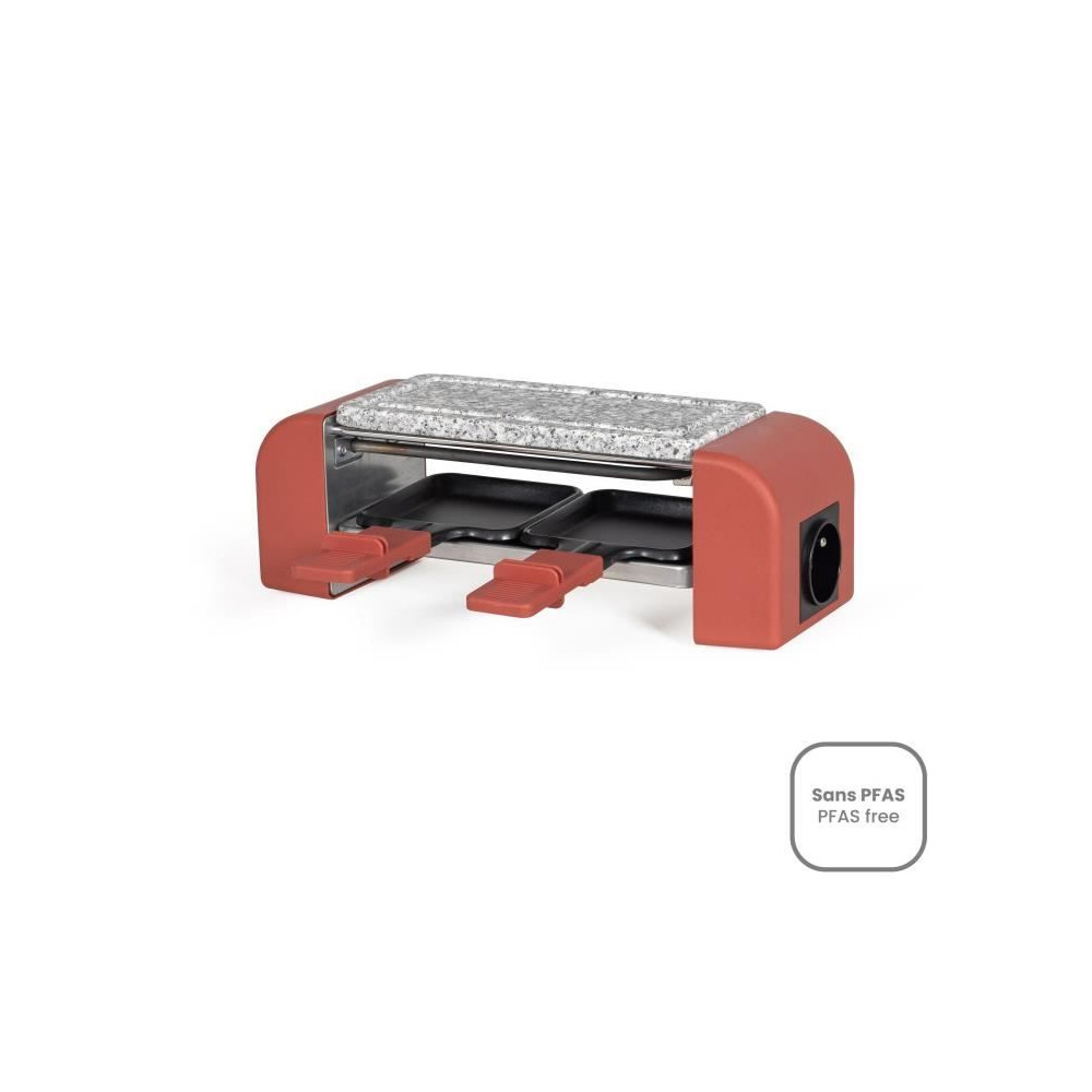 Raclette 2 personnes connectable - LIVOO - DOC310R - 450W - 2 personne