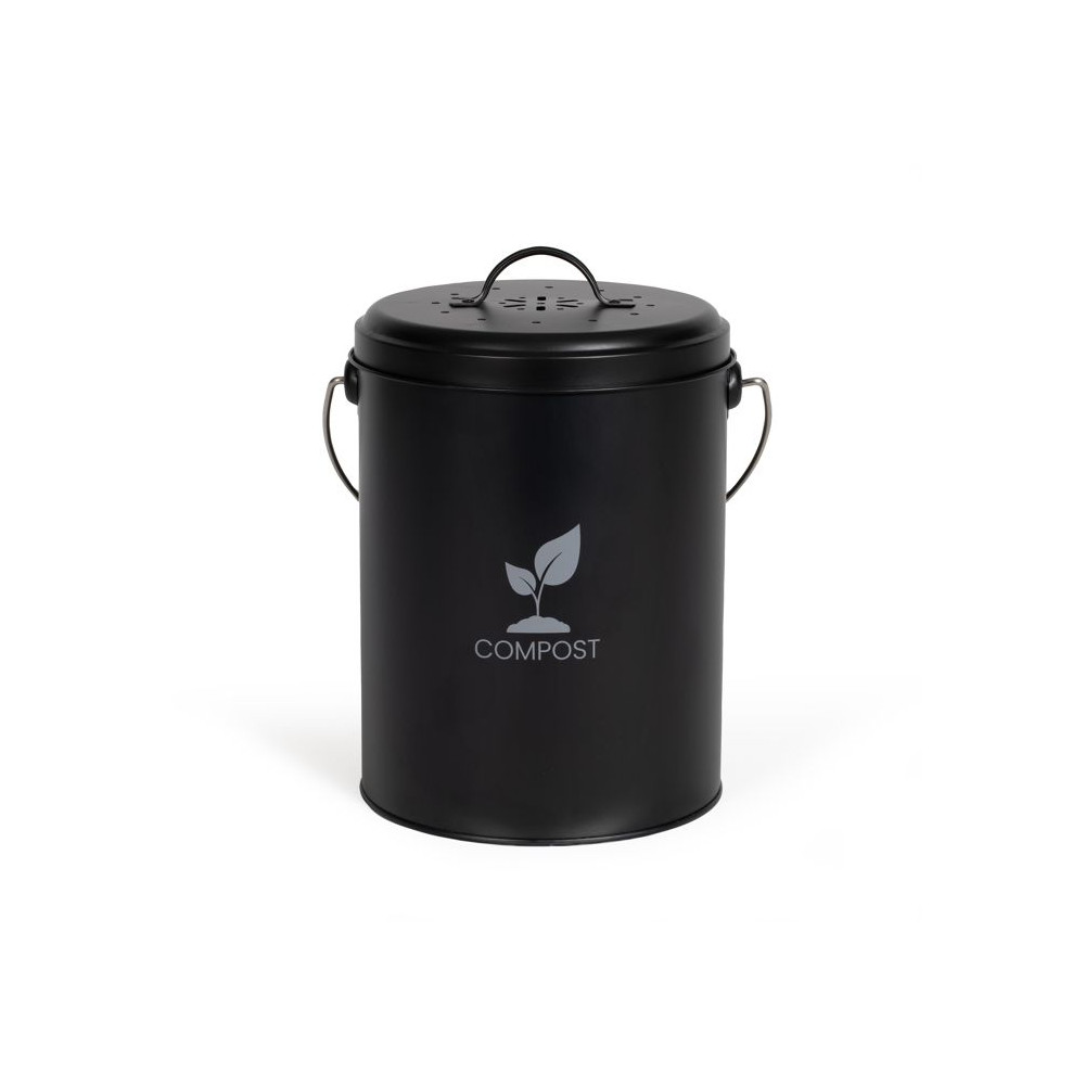 Livoo Seau a compost de cuisine 6l noir - MES154N Livoo Seau a compost de cuisine 6l noir - MES154N