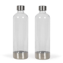 Set de 2 bouteilles de gazéification - LIVOO - DOM464AC1 - 2 x 1L - C