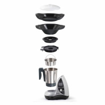 Robot culinaire chauffant LIVOO DOP142G - Gris et métal