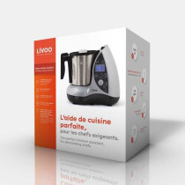 Robot culinaire chauffant LIVOO DOP142G - Gris et métal