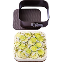 Moule a charniere - PYREX - 1452080 - Carré - En acier carbonne - Ant