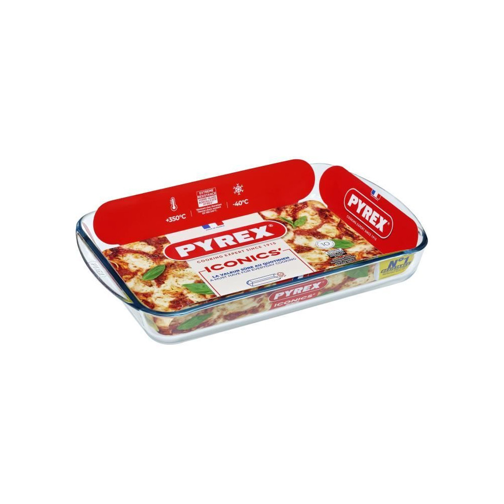Plat a lasagnes - PYREX - 1450033 - Rectangulaire - En verre borosilic Plat a lasagnes - PYREX - 1450033 - Rectangulaire - En verre borosilic