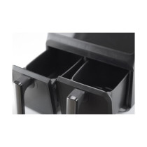 Friteuse Sans Huile Double - JOCCA - 2097 - 4L + 4L - 38,5x39,5x31,5 c