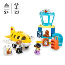 LEGO DUPLO Ma Ville 10443 Premiere Fois A l'Aéroport - Jouet De Const