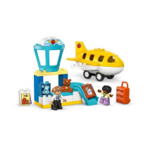 LEGO DUPLO Ma Ville 10443 Premiere Fois A l'Aéroport - Jouet De Const