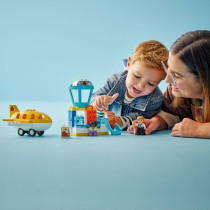 LEGO DUPLO Ma Ville 10443 Premiere Fois A l'Aéroport - Jouet De Const
