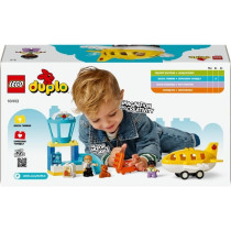 LEGO DUPLO Ma Ville 10443 Premiere Fois A l'Aéroport - Jouet De Const