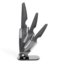 Bloc 3 couteaux avec support - LIVOO - MEC135N - 7,5 /10 / 12,5 cm - L