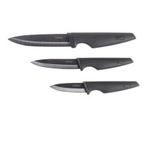 Bloc 3 couteaux avec support - LIVOO - MEC135N - 7,5 /10 / 12,5 cm - L