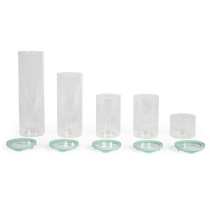 Set de 5 bocaux de conservation - LIVOO - MEN399 - 450 ml - Verre boro