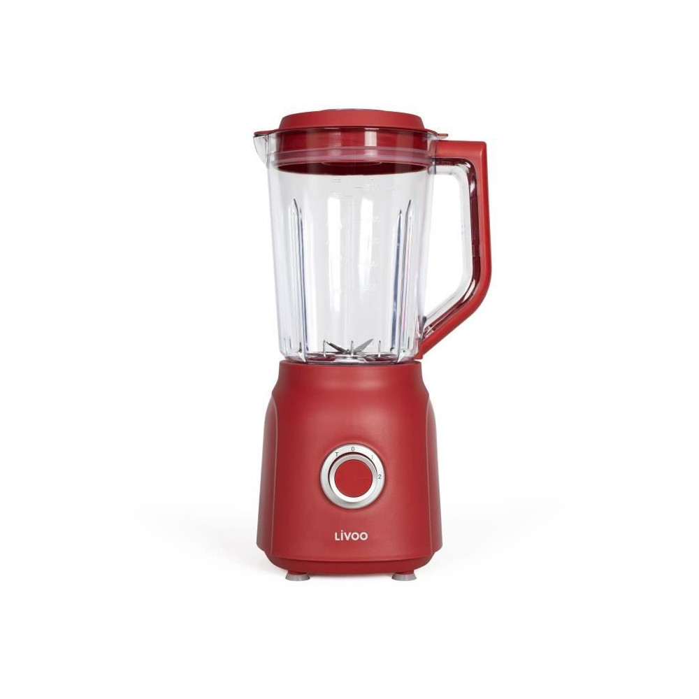Blender - LIVOO - DOP242R - Rouge chili et tranparent Blender - LIVOO - DOP242R - Rouge chili et tranparent