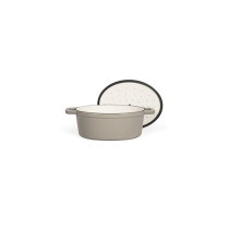 Cocotte ovale - Livoo - MEP129G - Gris