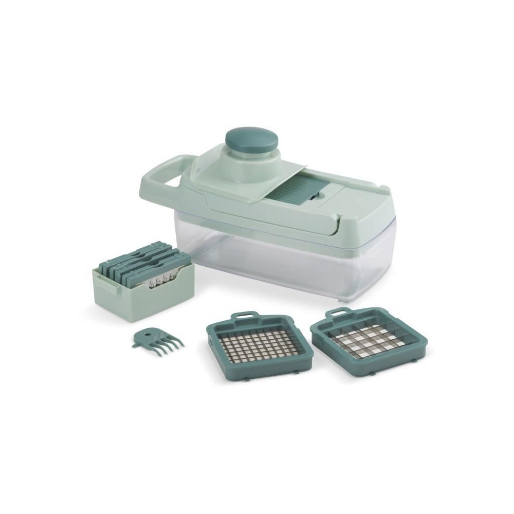 Mandoline multifonction - LIVOO - MEN435 - 8 lames acier inoxydable -