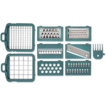 Mandoline multifonction - LIVOO - MEN435 - 8 lames acier inoxydable -