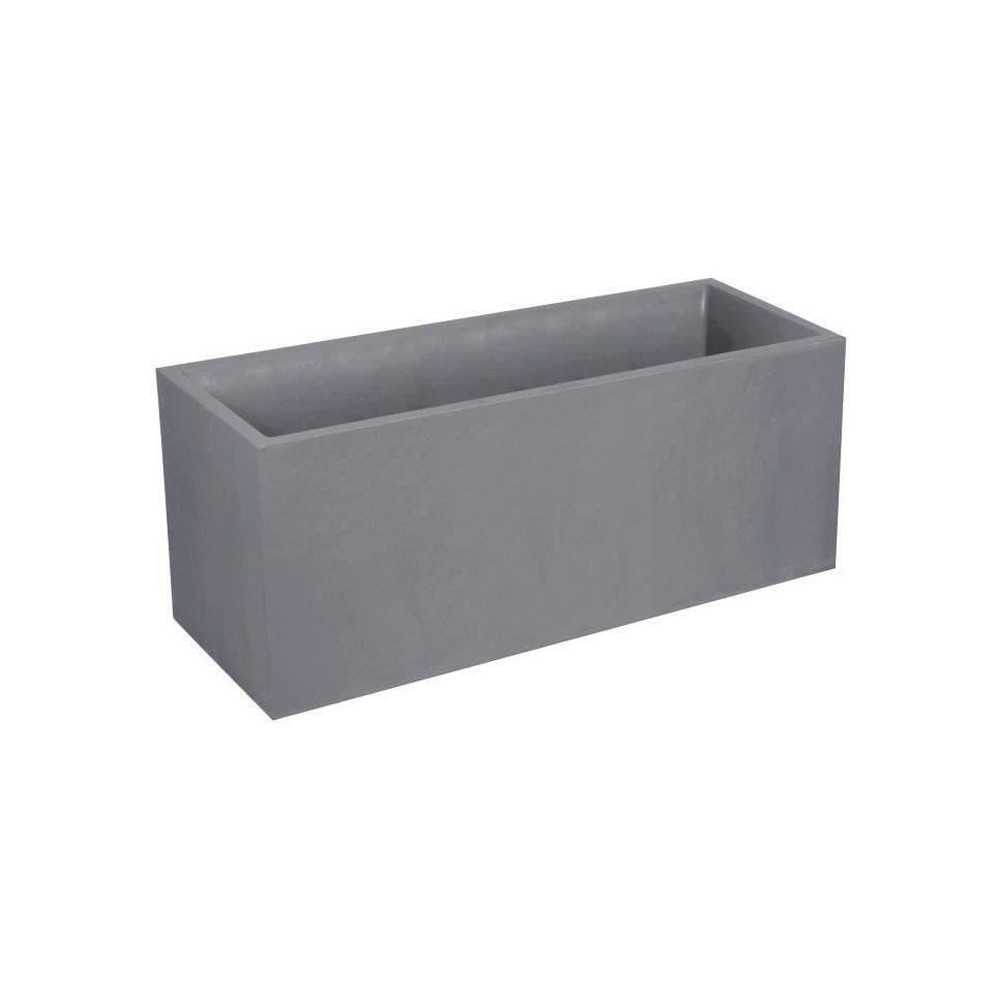 Jardiniere Volcania - EDA Plastiques - 99,5 x 39 x 43 cm - 98 L - Gris Jardiniere Volcania - EDA Plastiques - 99,5 x 39 x 43 cm - 98 L - Gris