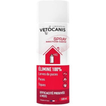 Spray anti-parasitaires - VETOCANIS - Anti-Puces, Anti-Tiques pour Hab