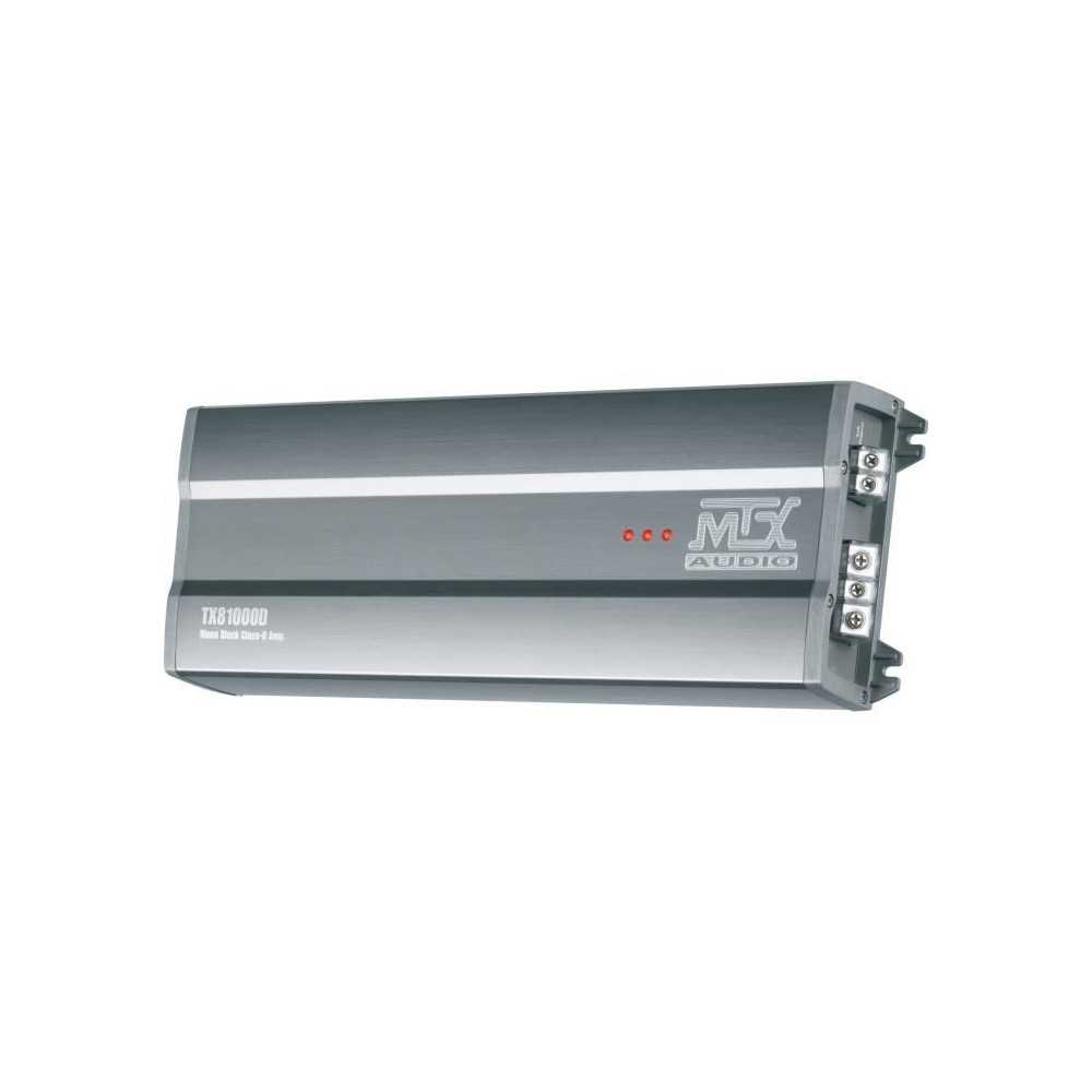 MTX TX81000D Amplificateur voiture Classe-D 1x1000W RMS @2O Télécomm