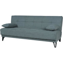 Banquette convertible 3 places - LIMRA - Tissu menthe- 2 coussins - Co
