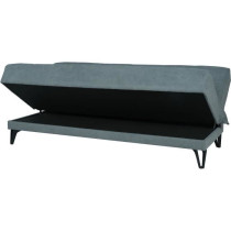Banquette convertible 3 places - LIMRA - Tissu menthe- 2 coussins - Co
