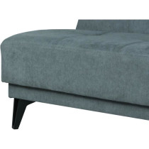 Banquette convertible 3 places - LIMRA - Tissu menthe- 2 coussins - Co