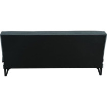 Banquette convertible 3 places - LIMRA - Tissu menthe- 2 coussins - Co