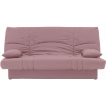 Banquette clic clac 3 places - Tissu rose - Style Contemporain - L 190