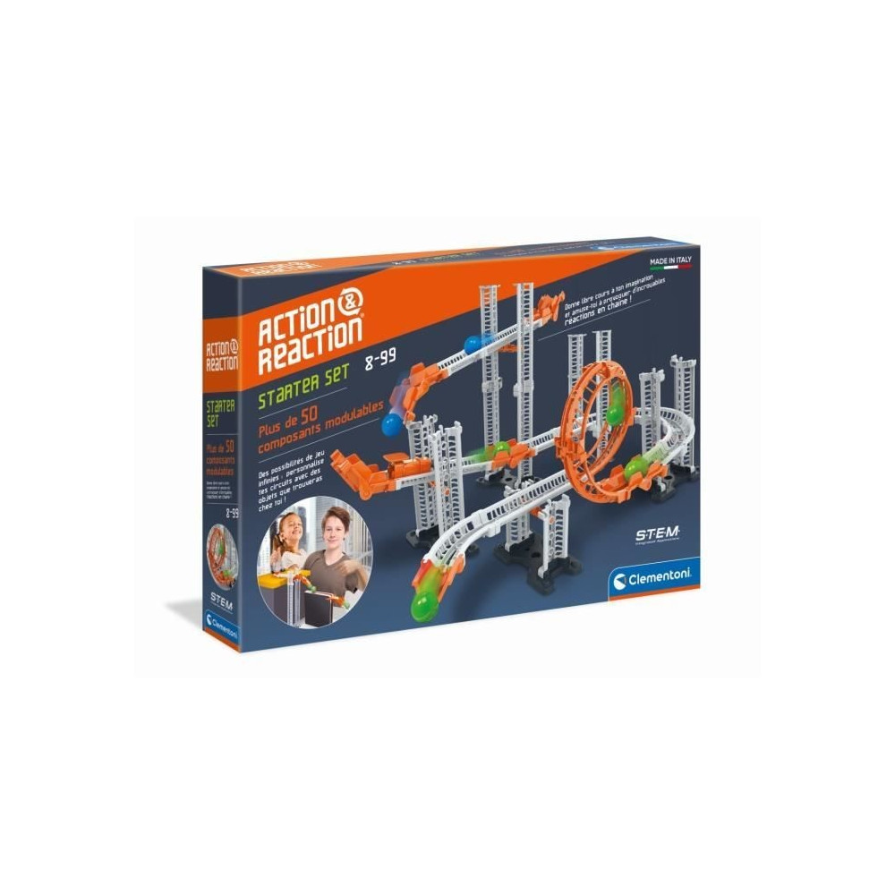 Clementoni - Action & Réaction - Coffret Starter set - Circuit bille