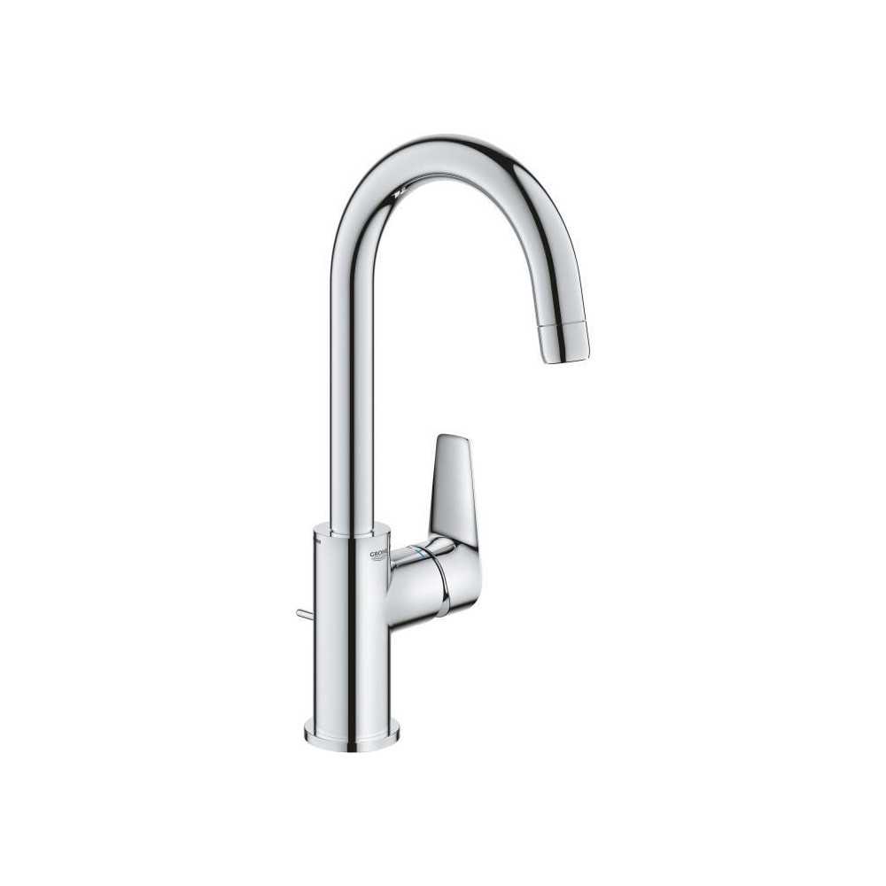 Mitigeur monocommande Lavabo GROHE - Taille L - Col de cygne - Chromé Mitigeur monocommande Lavabo GROHE - Taille L - Col de cygne - Chromé