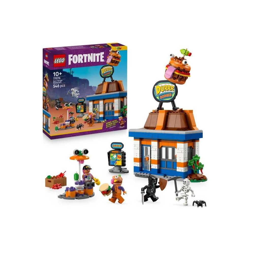 LEGO Fortnite 77076 Le Restaurant Durrr Burger - Jeu de Construction p LEGO Fortnite 77076 Le Restaurant Durrr Burger - Jeu de Construction p
