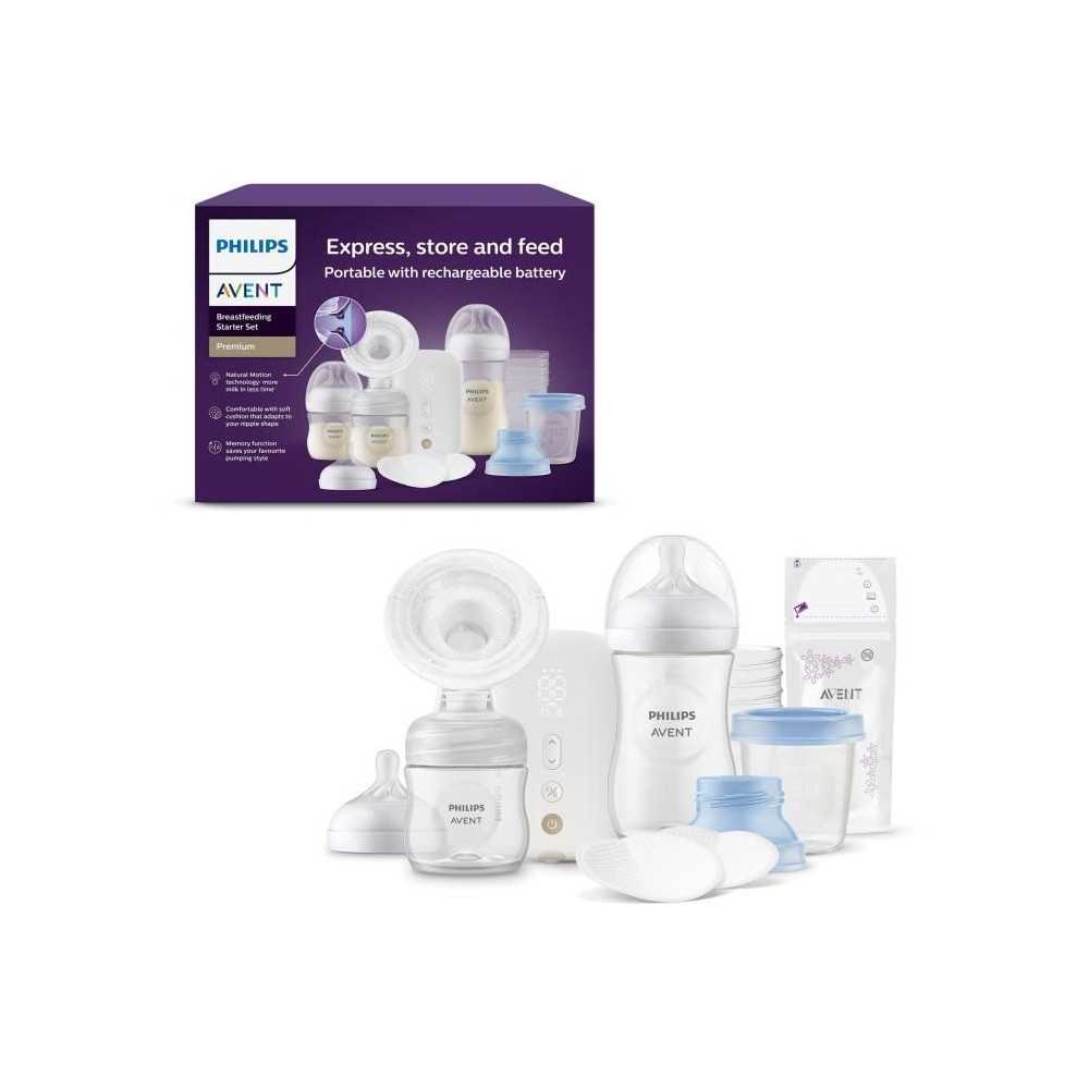 Kit tire-lait électrique - PHILIPS - Rechargeable - Simple - Natural Kit tire-lait électrique - PHILIPS - Rechargeable - Simple - Natural