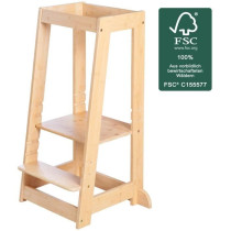 Tour d'apprentissage Montessori - ROBA - Bambou Certifié FSC - Régla