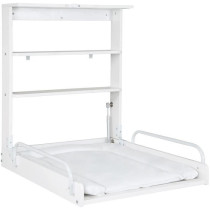 Table a langer murale rabattable - ROBA - Matelas imperméable inclus