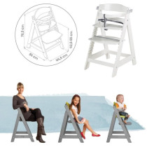 Chaise haute évolutive - ROBA - SIT UP CLICK & FUN - Plateau repas am