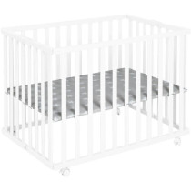 Parc bébé pliable - ROBA - LITTLE STARS - 75 x 100 cm - Réglable en