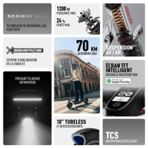 Trottinette électrique - SEGWAY - F3 Pro E - 1200 W - 10