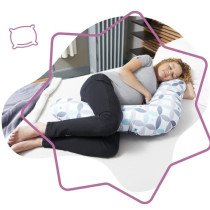 Badabulle Coussin de maternité Évolutif - 2 en 1 - Coussin d'Allaite
