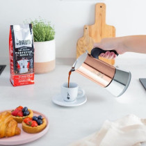 Cafetiere italienne - BIALETTI - NEW VENUS - 6 tasses - 0,24 L - Cuivr