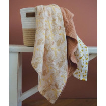 Lot de 3 langes - DOMIVA - Honey Moon - Mousseline de coton - Doux et