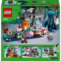 LEGO Minecraft 21274 La Rencontre Avec Le Warden - Jouet Collector Pou