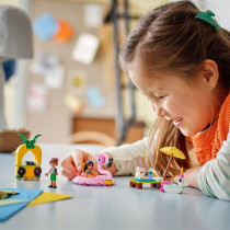 LEGO Friends 42658 Fete dans la Piscine avec les Bouées Licorne et Fl