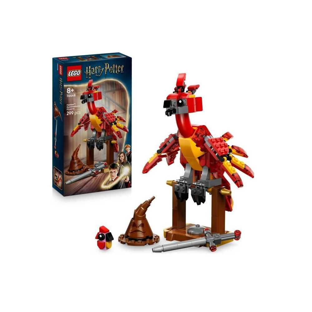 LEGO Harry Potter 76448 Fumseck : Le Phénix de Dumbledore - Jouet Pou