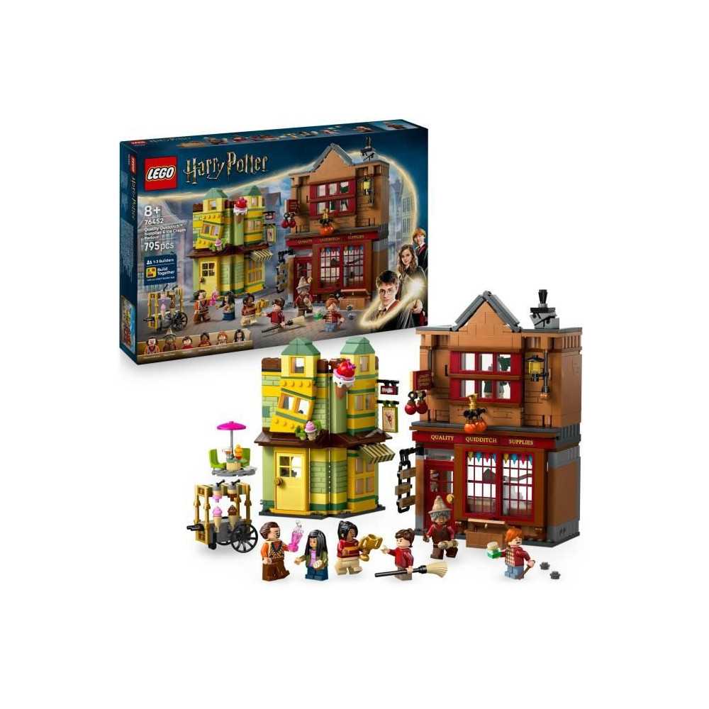LEGO Harry Potter 76452 Magasin d'Accessoires de Quidditch et Marchand
