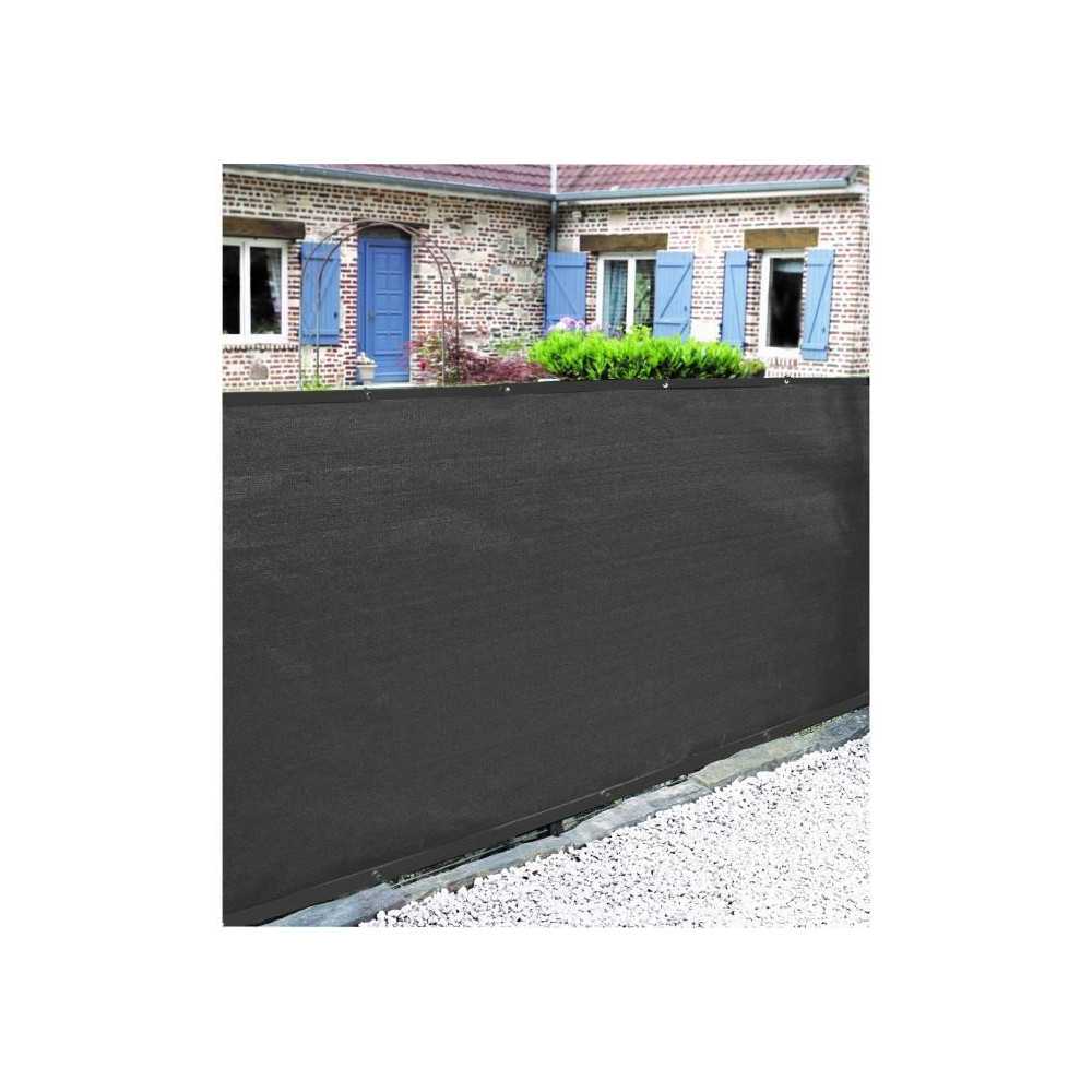 Brise-vue - NATURE - 1 x 3 m - Occultant 5/5 - HDPE 350 g/m² - Anthra Brise-vue - NATURE - 1 x 3 m - Occultant 5/5 - HDPE 350 g/m² - Anthra