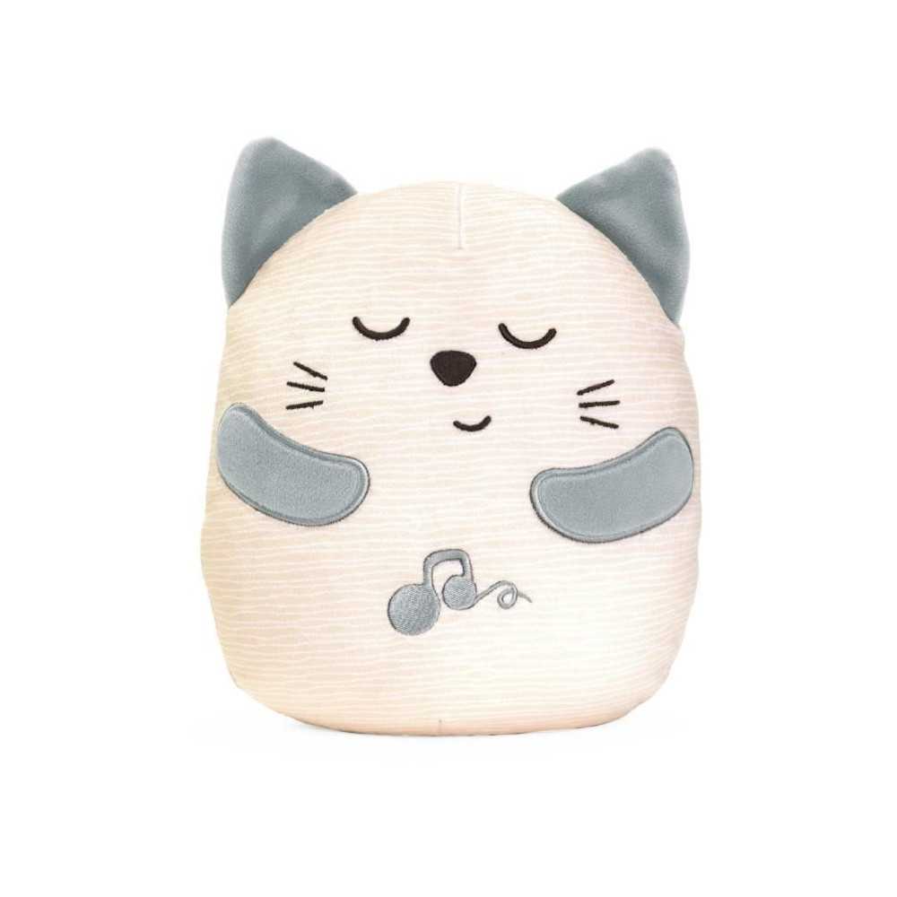 Peluche chaton - CHICCO - Gris - Des la naissance Peluche chaton - CHICCO - Gris - Des la naissance