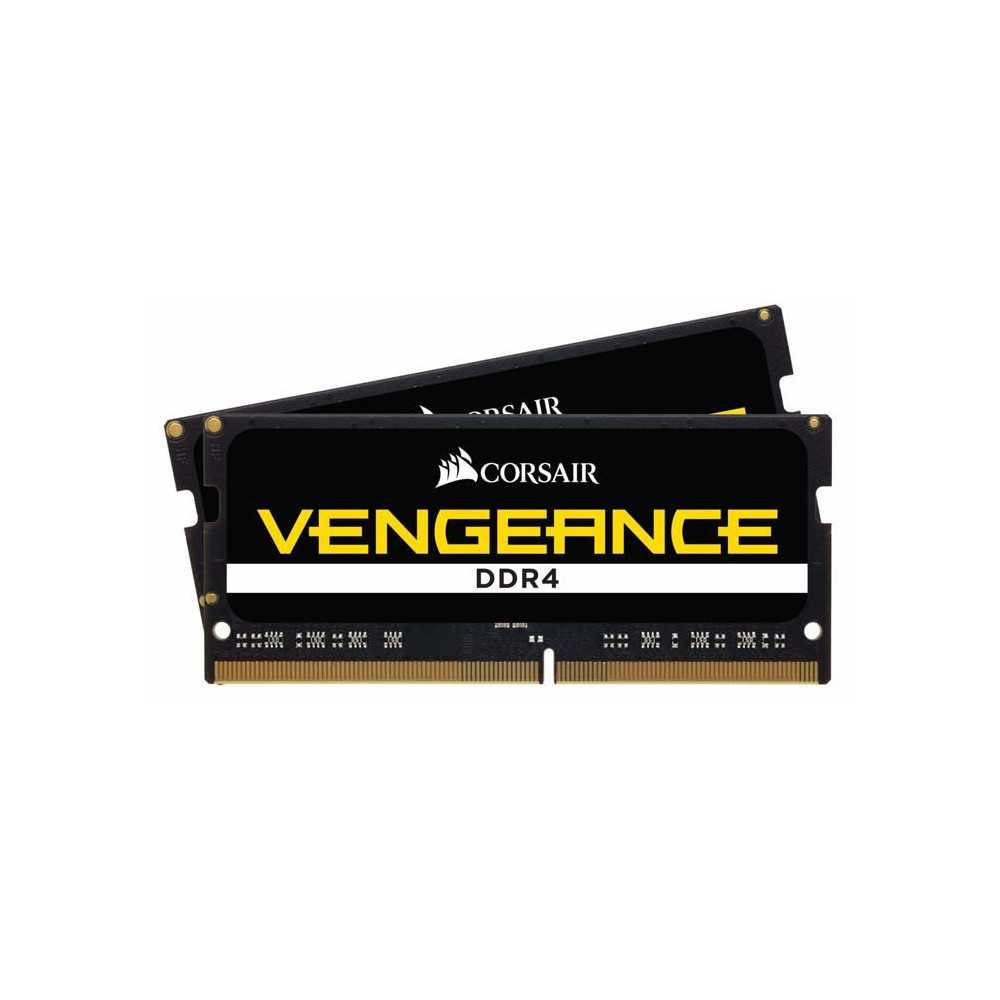 Mémoire DDR4 Corsair Vengeance SO-DIMM 64 Go (2x 32 Go) 2666 MHz CL18 Mémoire DDR4 Corsair Vengeance SO-DIMM 64 Go (2x 32 Go) 2666 MHz CL18